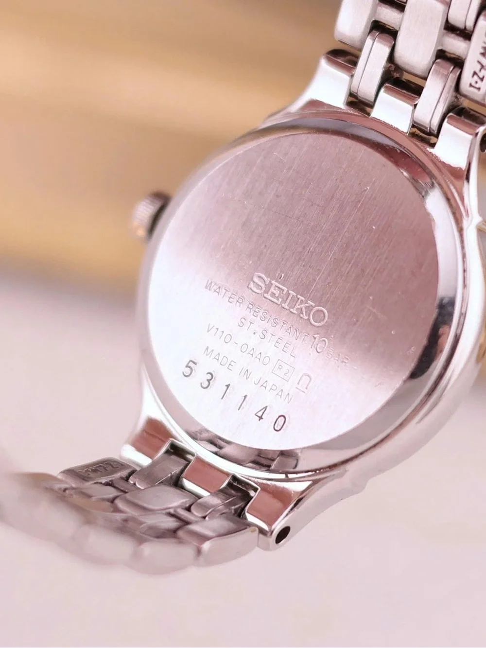 Y2K 2005 Seiko Exceline V110-0AA0 Women’s Watch